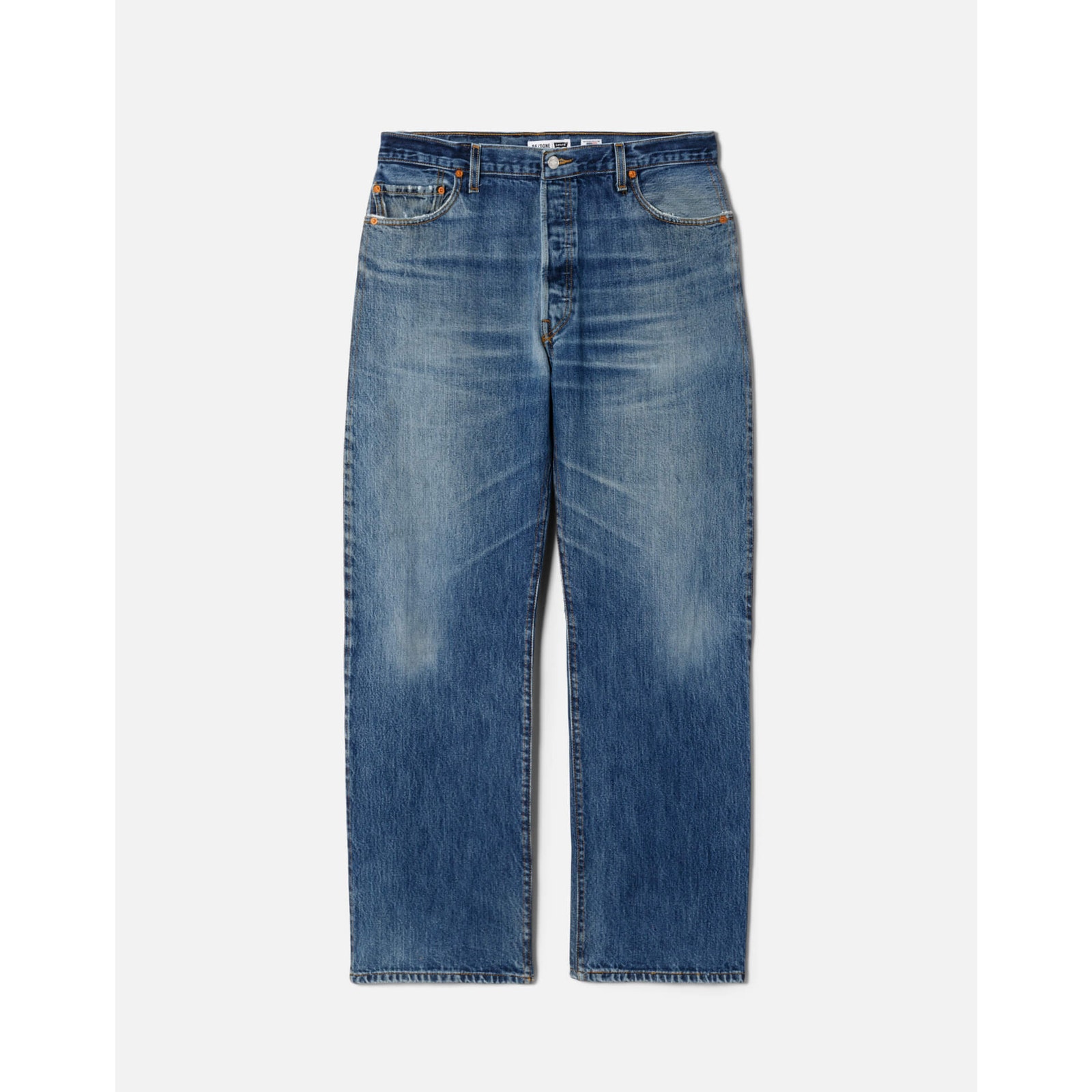 Re/done 90S HIGH RISE LOOSE, BLUE HAZE Size 25