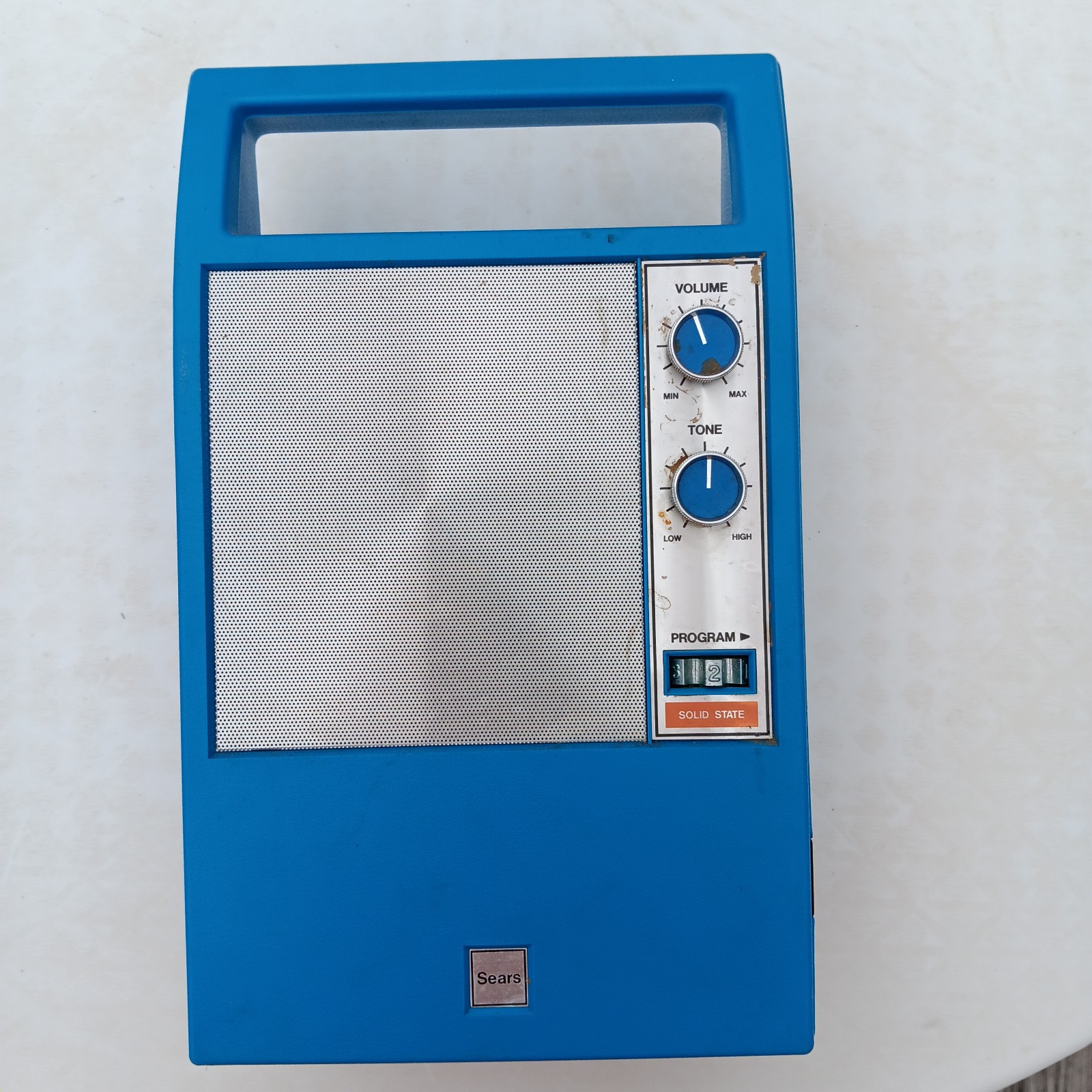 Vintage Sears Portable 8 Track Player UNTESTED Model 25021000400