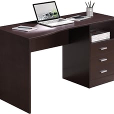 Techni Mobili Classic Computer Desk with Multiple Drawers, 29.5 x 23.6 x 51.2