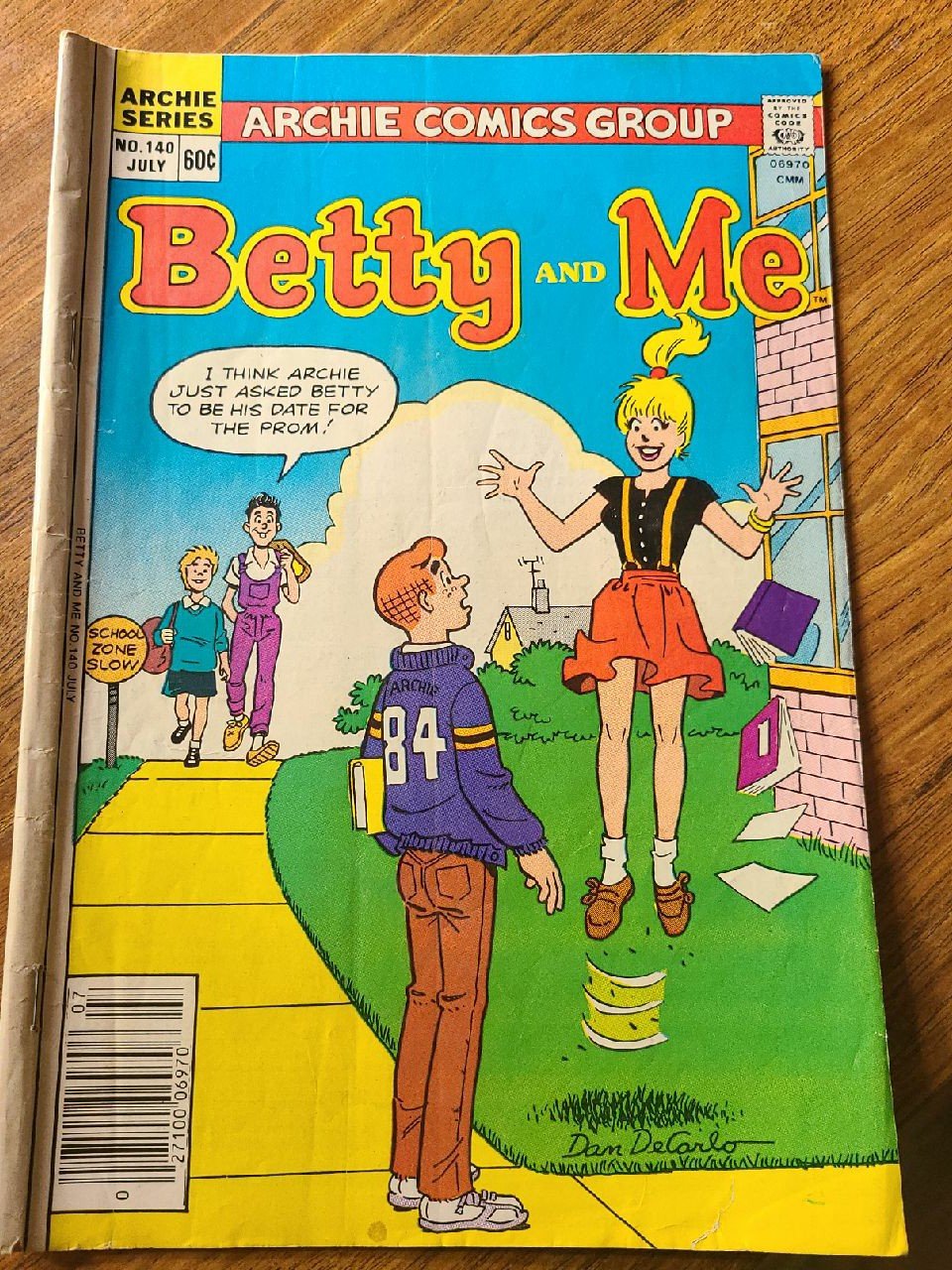 Betty and Me comic book no 140 july