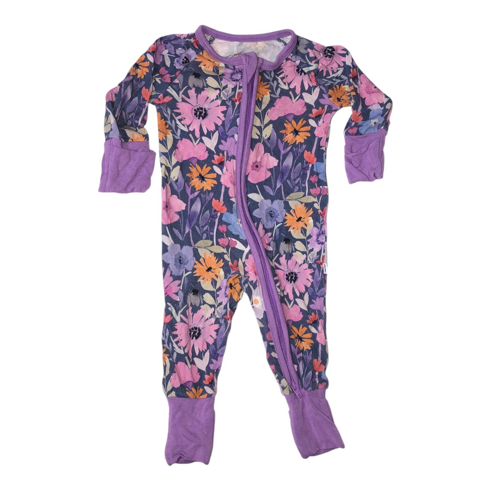 Little Sleepies Dusk Blooms Zippy Newborn