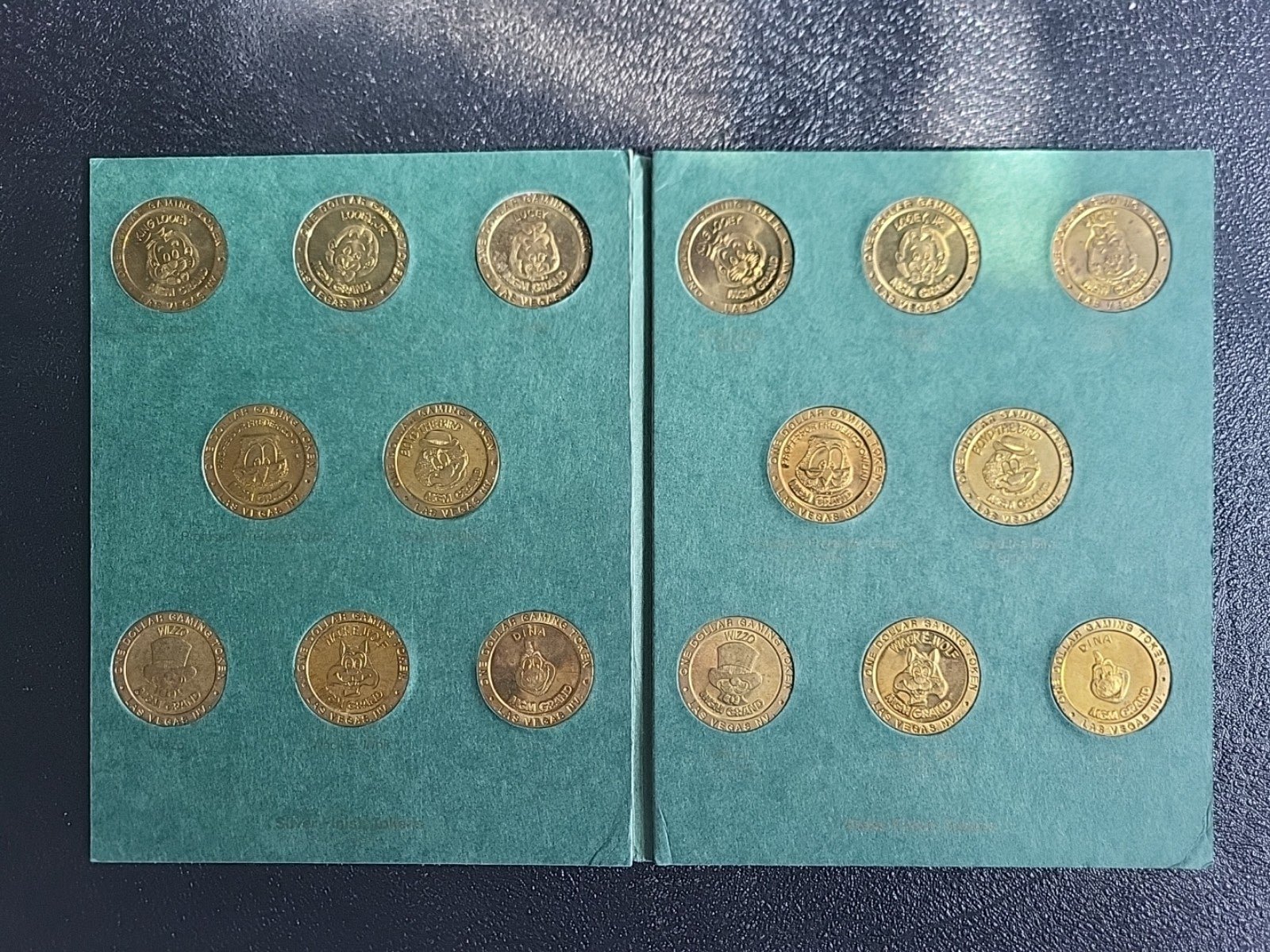 Mgm rare 1993 full set casino tokens