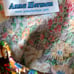 Flower print Long Skirt waist 30 Herman