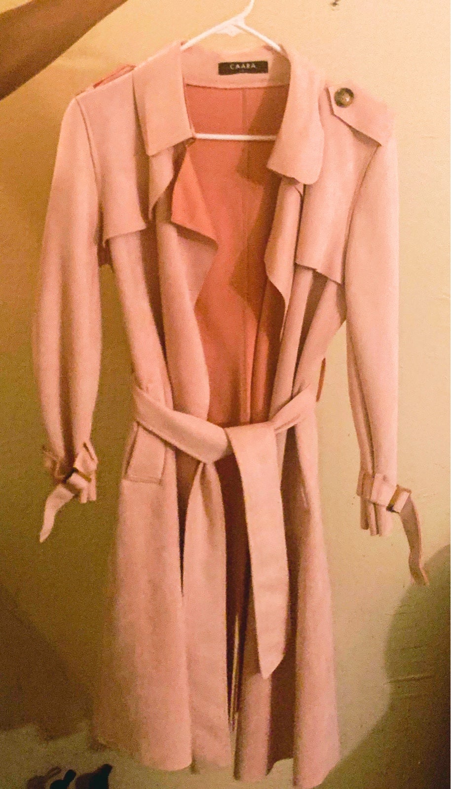 Pink Trench Coat