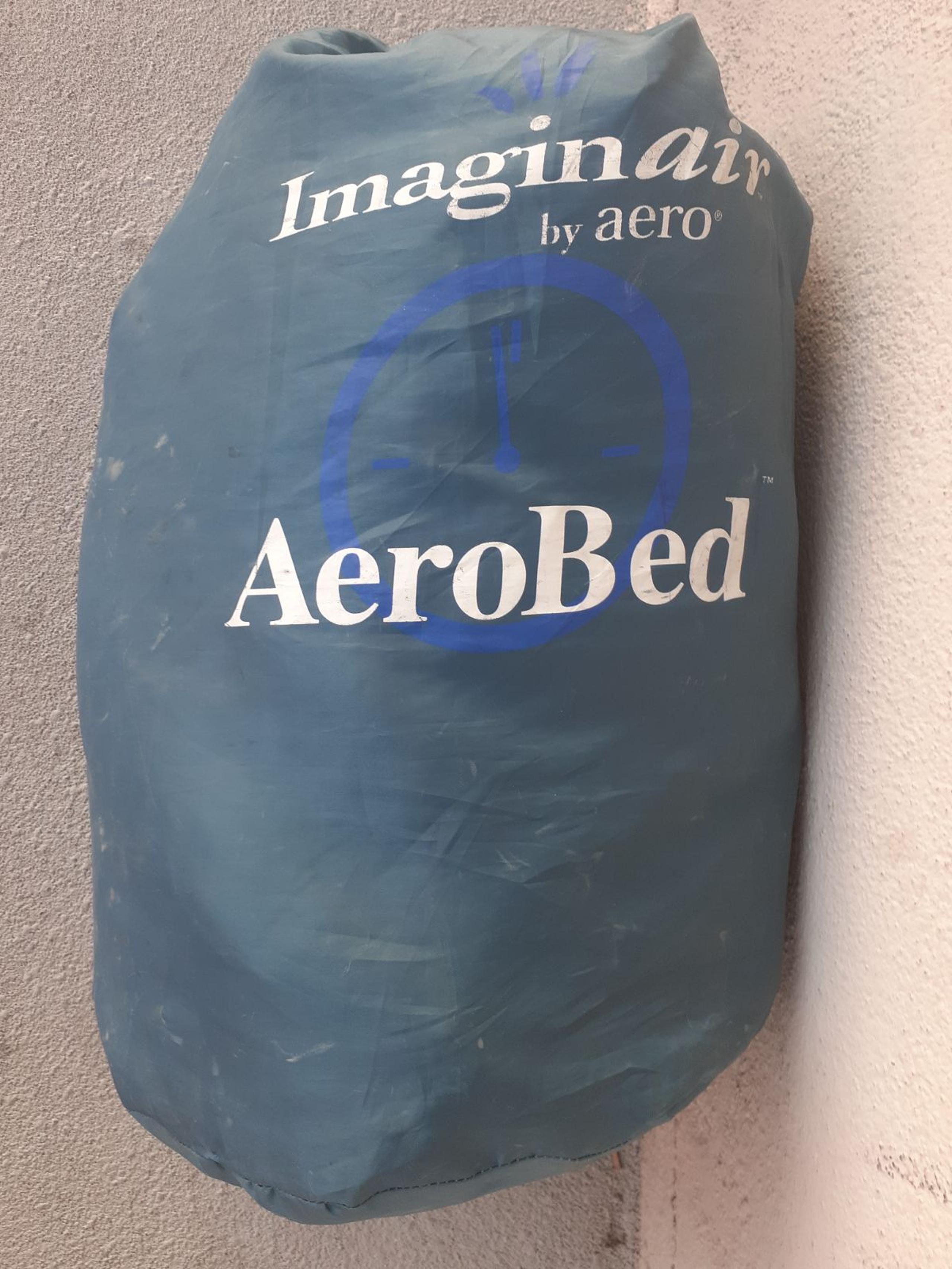 Air mattress, with air pump, cord and battery powered