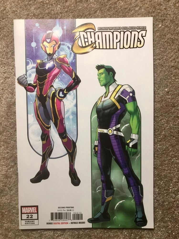 Champions 22 Variant Marvel Key