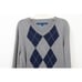 Tommy Hilfiger Men's 100% Cotton Argyle V-neck Sweater Size Large
