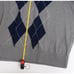 Tommy Hilfiger Men's 100% Cotton Argyle V-neck Sweater Size Large