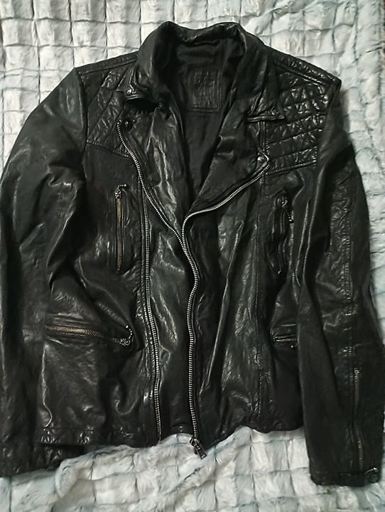 AllSaints Leather Biker Jacket
