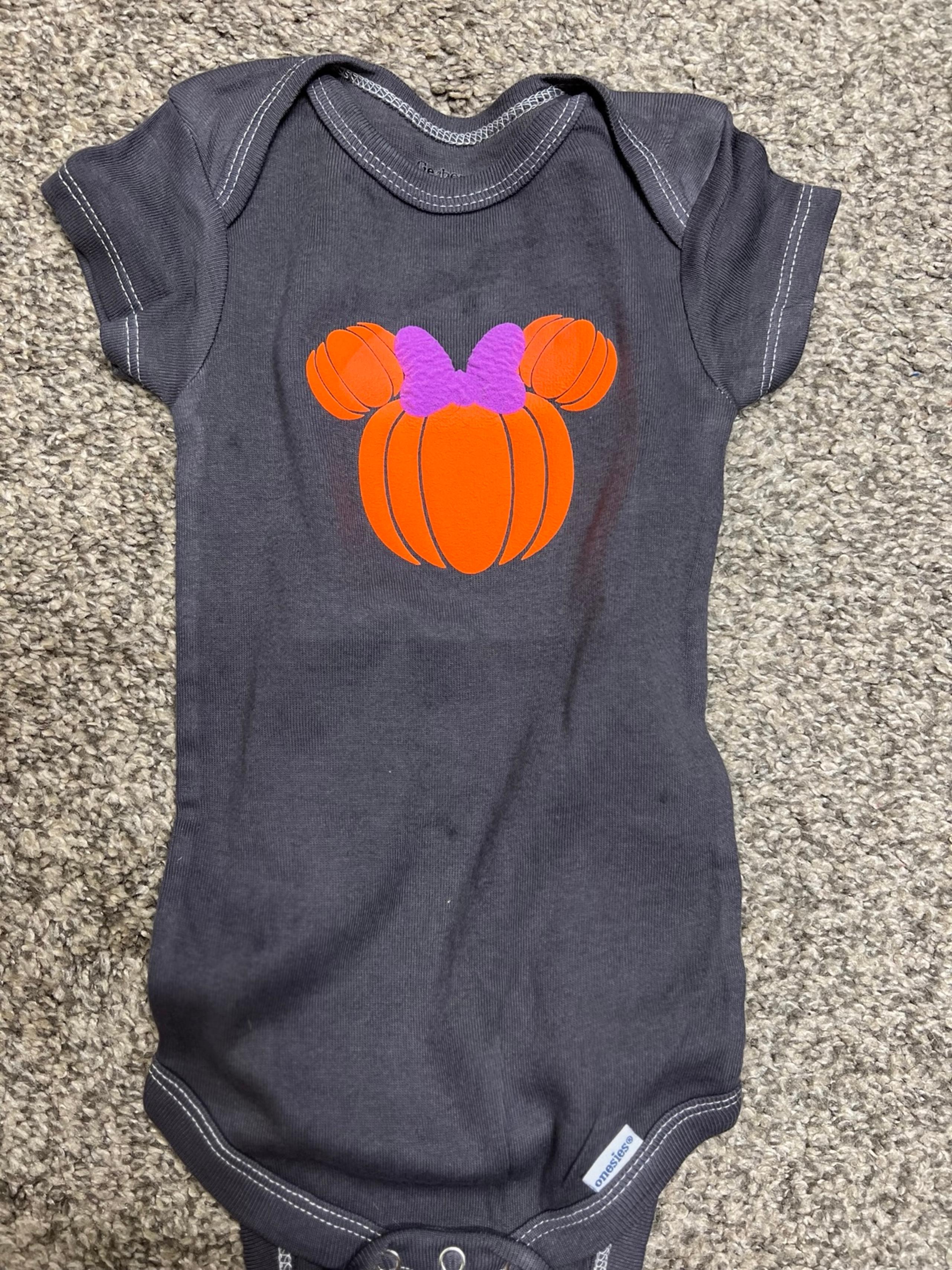 Pumpkin onesie