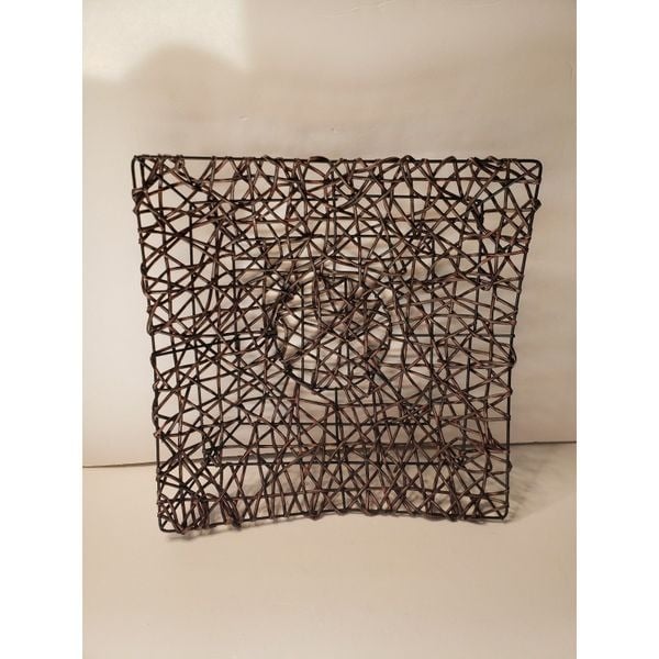 Metal Artsy Basket