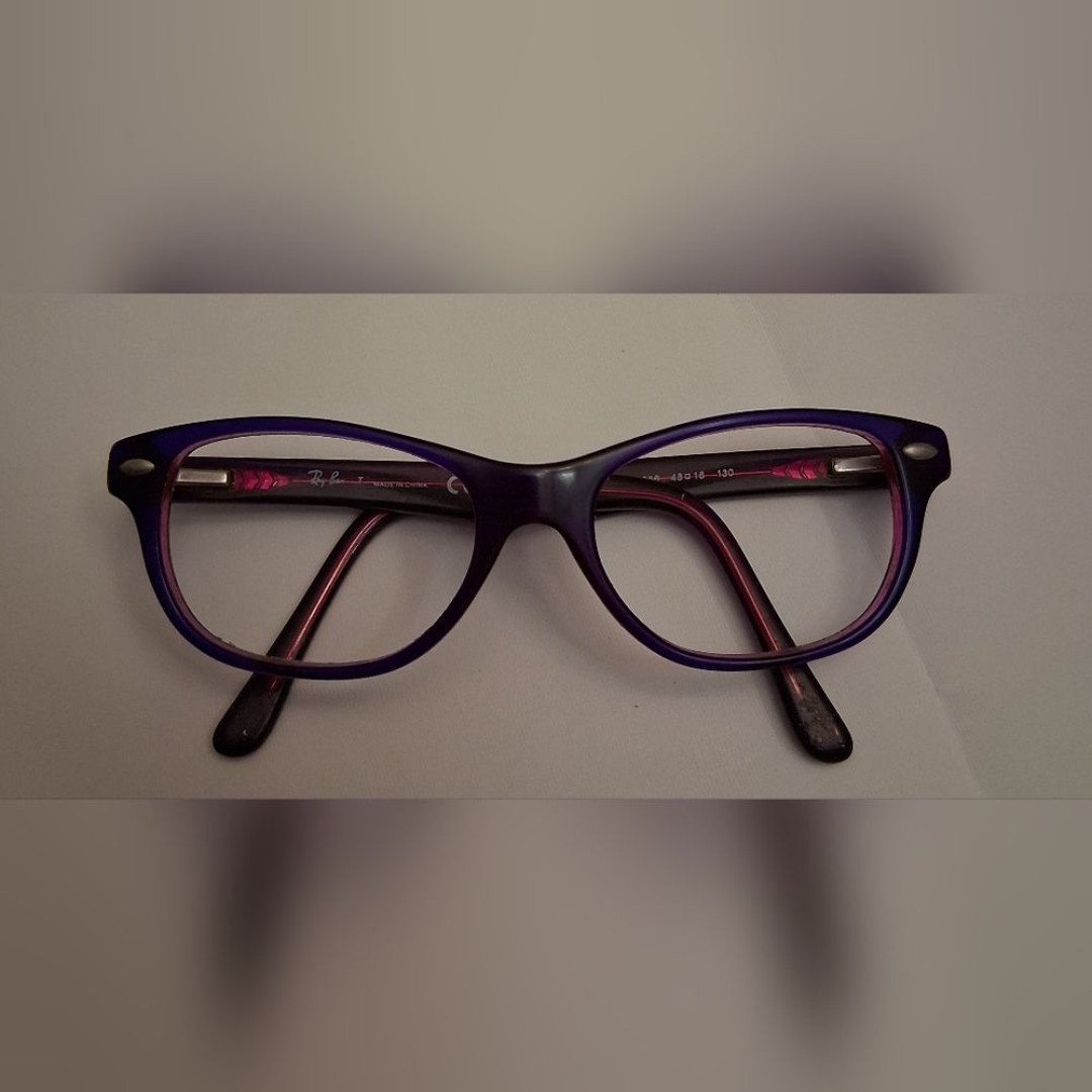 Ray-Ban Purple Kids Glasses Only Frames.