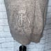 Juicy Couture women M long pullover hoodie w/3/4 sleeves grey