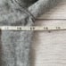 Juicy Couture women M long pullover hoodie w/3/4 sleeves grey