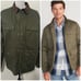Old Navy Men’ Size Large Water-Resistant Cotton-Twill Barn Coat Olive Brown NWT