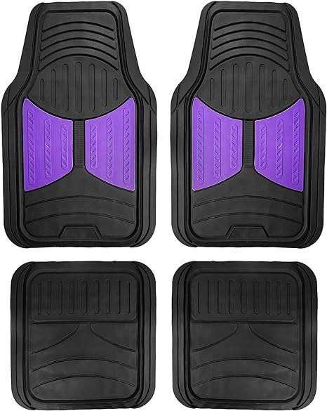 Automotive Floor Mats Purple Climaproof for All Weather Protection