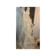 Ivory custom Maternity Dress for Photo Shoot