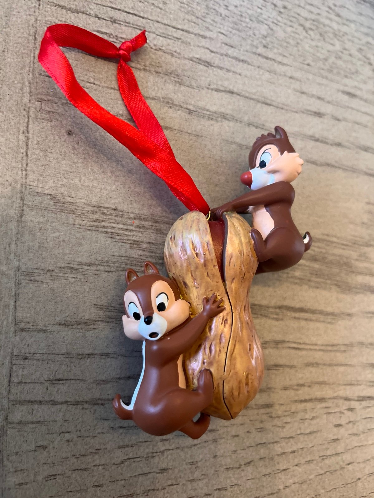 Chip n’ dale chipmunks and peanut sketchbook ornament