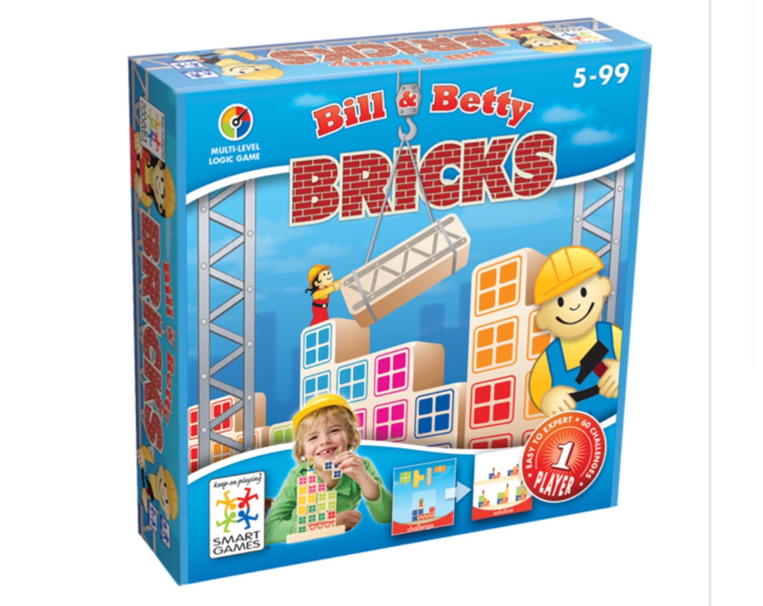 Bill & Betty Bricks building game smart games toy *
