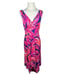 Lilly Pulitzer Sloane Dress, medium, stretchy, empire ruched waist, v neck
