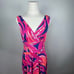 Lilly Pulitzer Sloane Dress, medium, stretchy, empire ruched waist, v neck