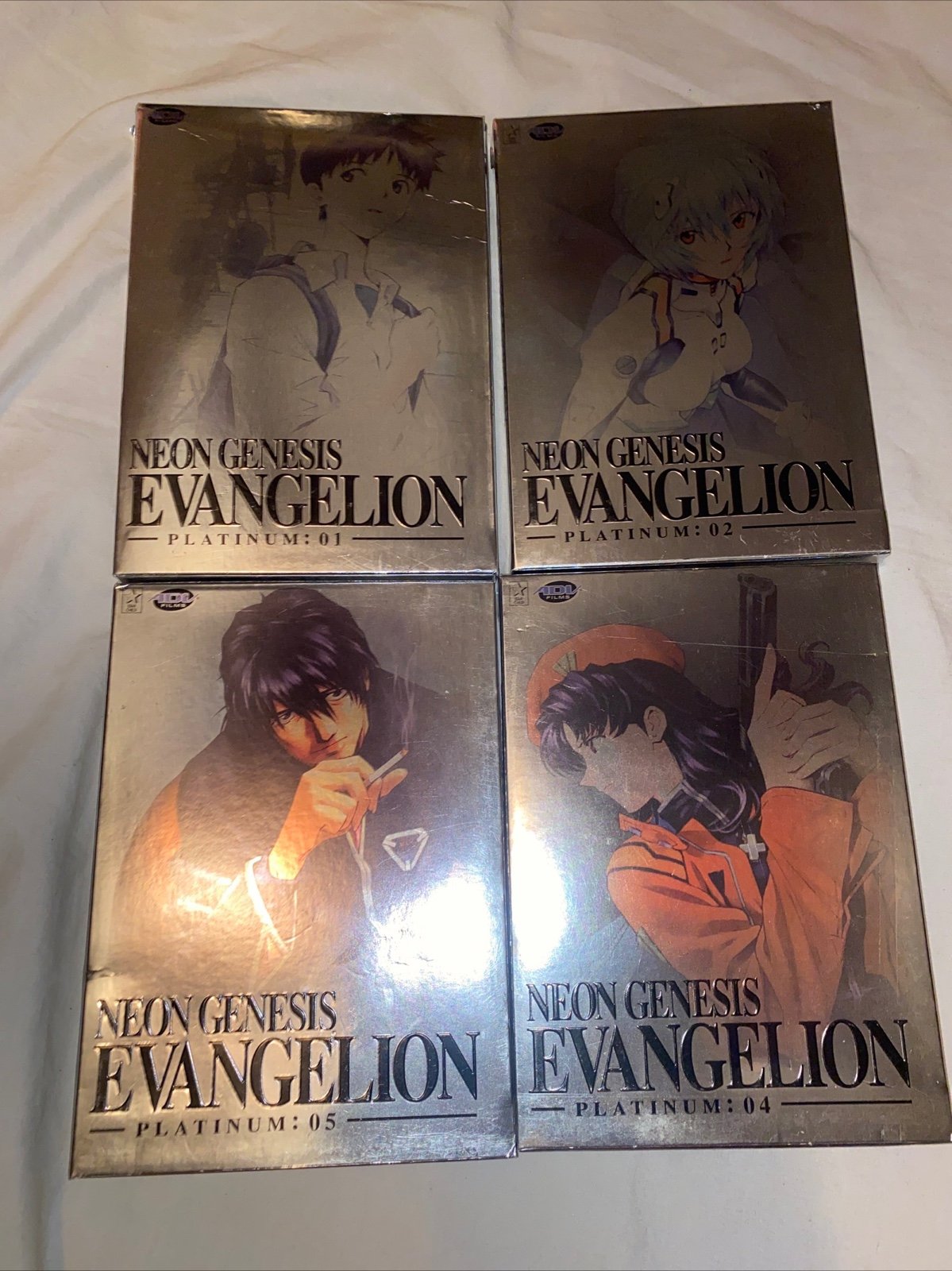 Neon Genesis Evangelion Platinum: The Collection 1,2,4,5 4 Disc Lot