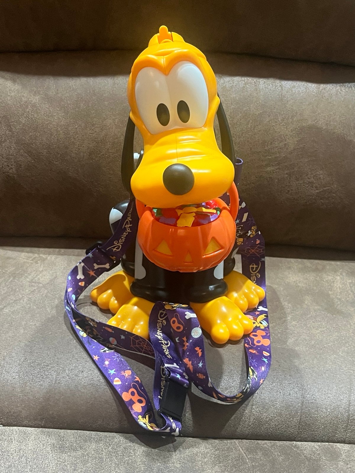 Disney Parks Pluto Skeleton Halloween Sipper NEW