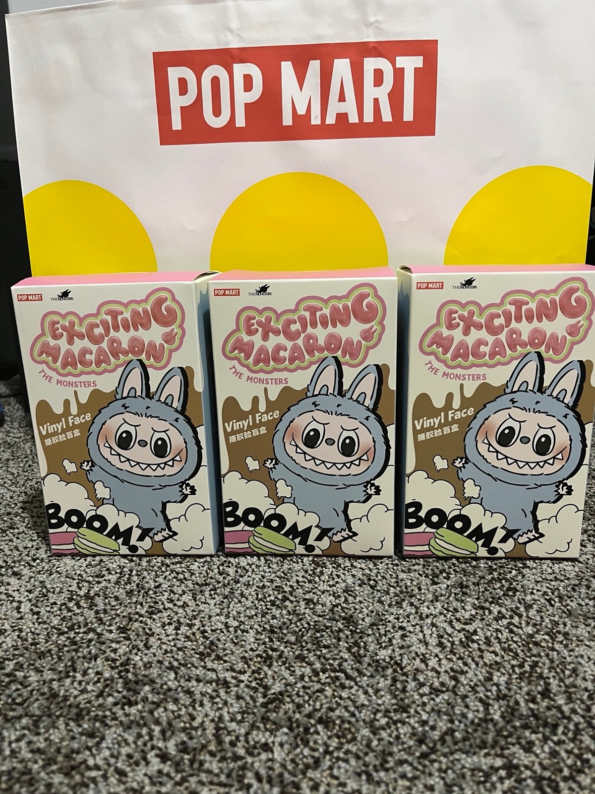 Labubu Exciting Macaron POP MART Unopened Set of 3