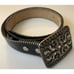 Gorgeous Genuine Leather Belt 38 Rhine Stones Buckle By LeatherRock Made USA
