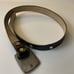 Gorgeous Genuine Leather Belt 38 Rhine Stones Buckle By LeatherRock Made USA