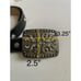 Gorgeous Genuine Leather Belt 38 Rhine Stones Buckle By LeatherRock Made USA