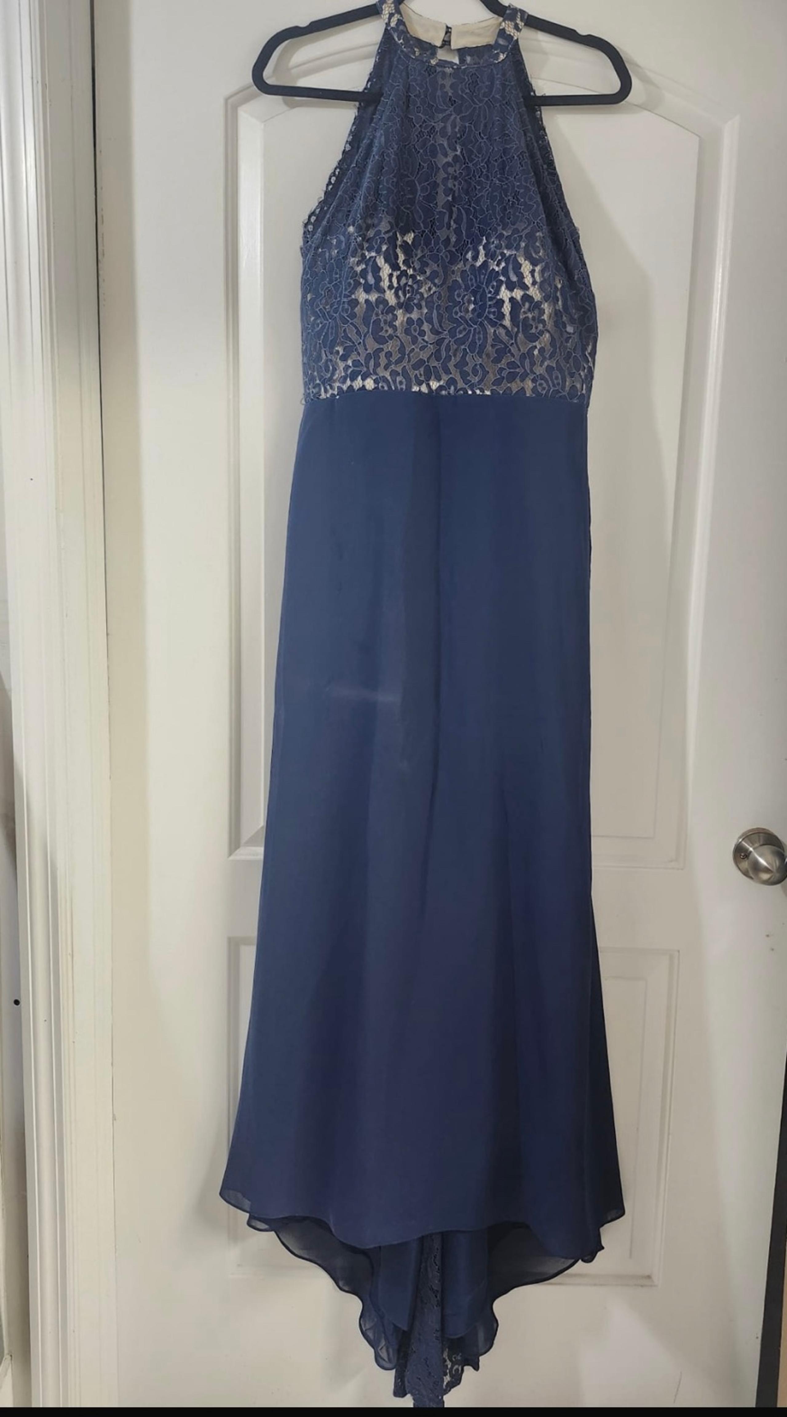 Dress Navy Blue party dress size 12 - Christina Wu