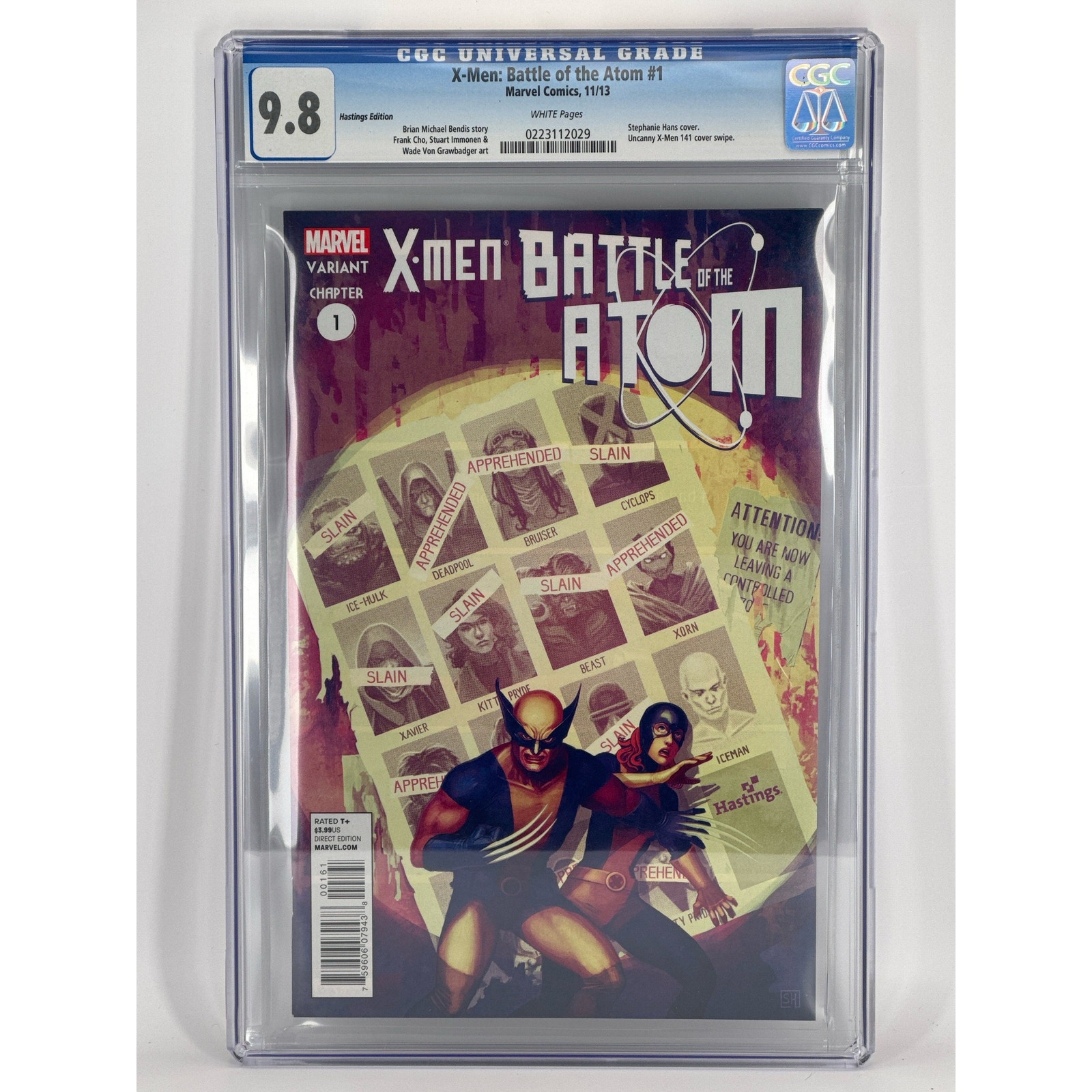 X-men Battle of the ATOM #1 Variant. Marvel: High-Grade 9.8