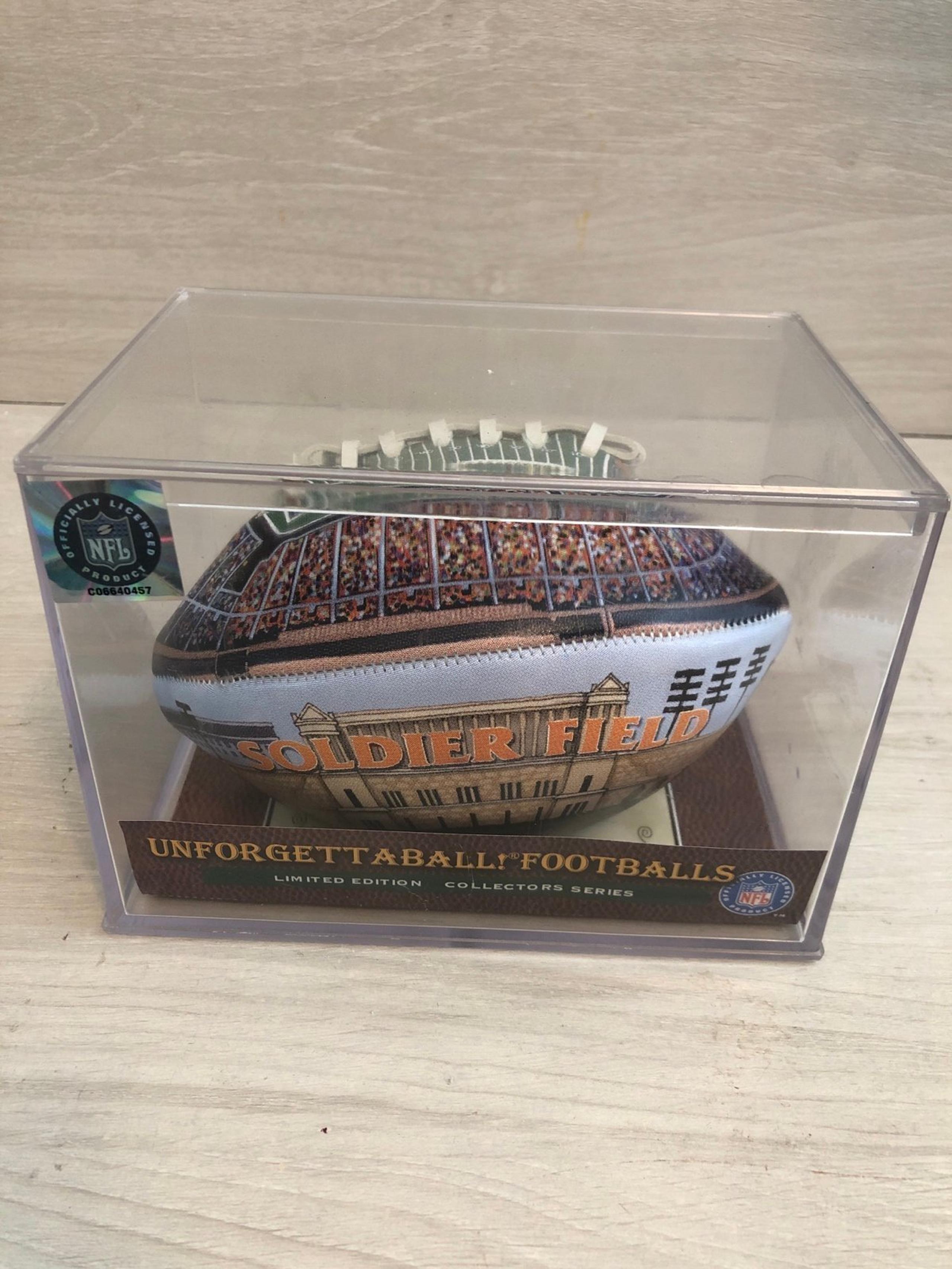 NFL Unforgetaball Soldier Field Chicago Bears Football Limited Edition Pls READ