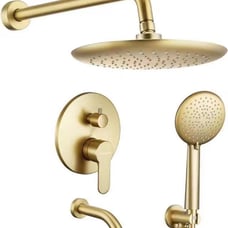 Shower System, Wall Mounted Shower Faucet Set for Bathroom, High Pressure 10 Ra