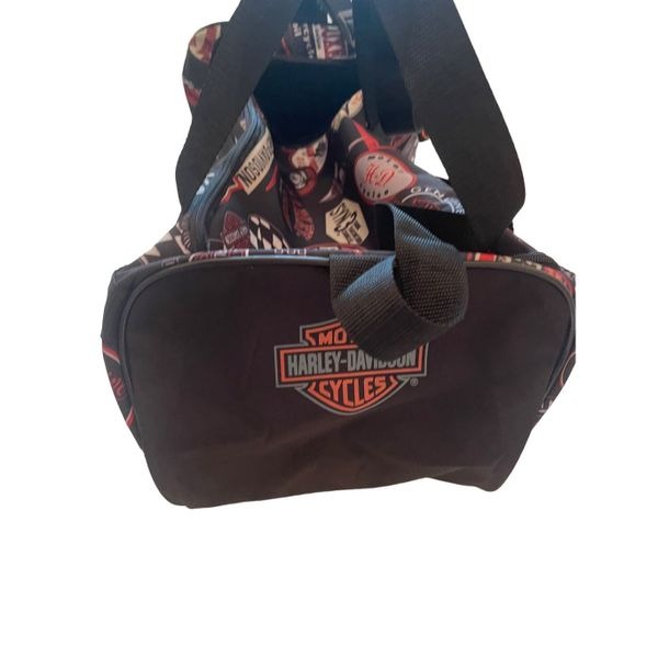 Harley Davidson Unisex Adjustable Strap Motorcycle Logos Travel Duffle Bag