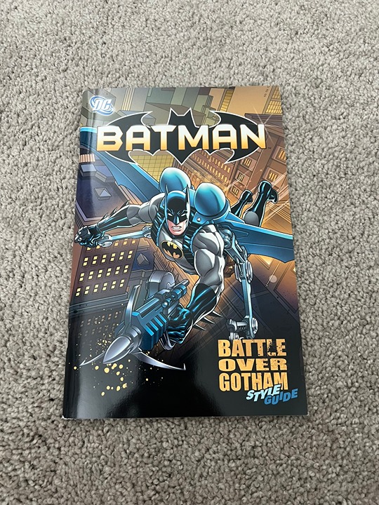 RARE Batman "Battle Over Gotham" Official Style Guide + 2 CDs - Promotional Use