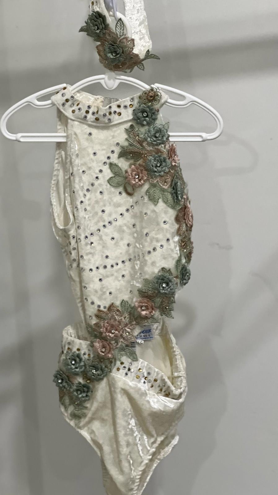 Dance Leotard Costume with headpiece