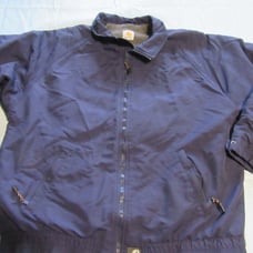 Mens Carhartt Classic Blue Fleece Lined Soft Shell Jacket Workwear Sz XL