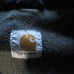 Mens Carhartt Classic Blue Fleece Lined Soft Shell Jacket Workwear Sz XL
