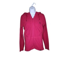 The North Face Long Sleeve Zip Up Workout Hoodie Womens Size S Pink