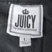 Vtg Juicy Couture L Y2k Tracksuit Pants Embroidered Black Velour Brittany Spears