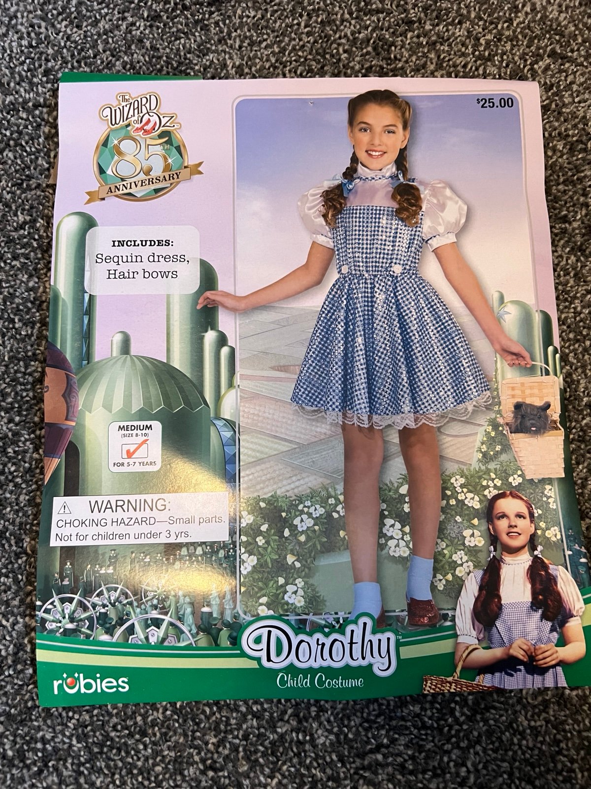 Dorothy Costume, Kids size 8-10, great condition