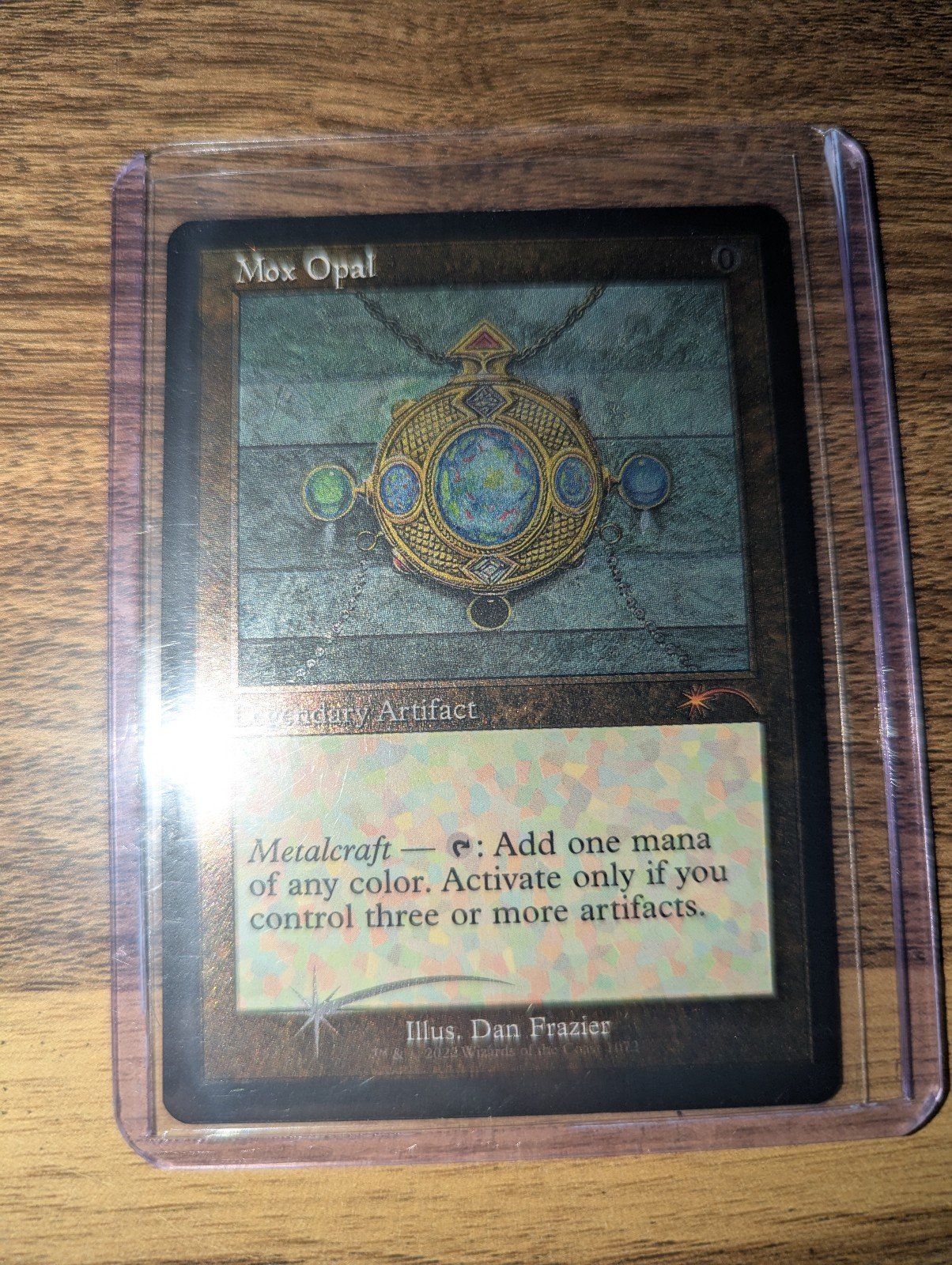 Mox opal foil etched. Secret lair drop