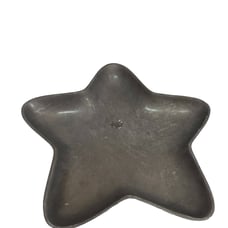 IHI Star Shaped Silver Metal Candy Tray Made In India 10 by 10