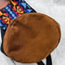 Vintage Pendleton Wool Navajo Blanket Sling Backpack Barrel Bag Leather Base USA