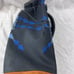 Vintage Pendleton Wool Navajo Blanket Sling Backpack Barrel Bag Leather Base USA