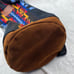 Vintage Pendleton Wool Navajo Blanket Sling Backpack Barrel Bag Leather Base USA