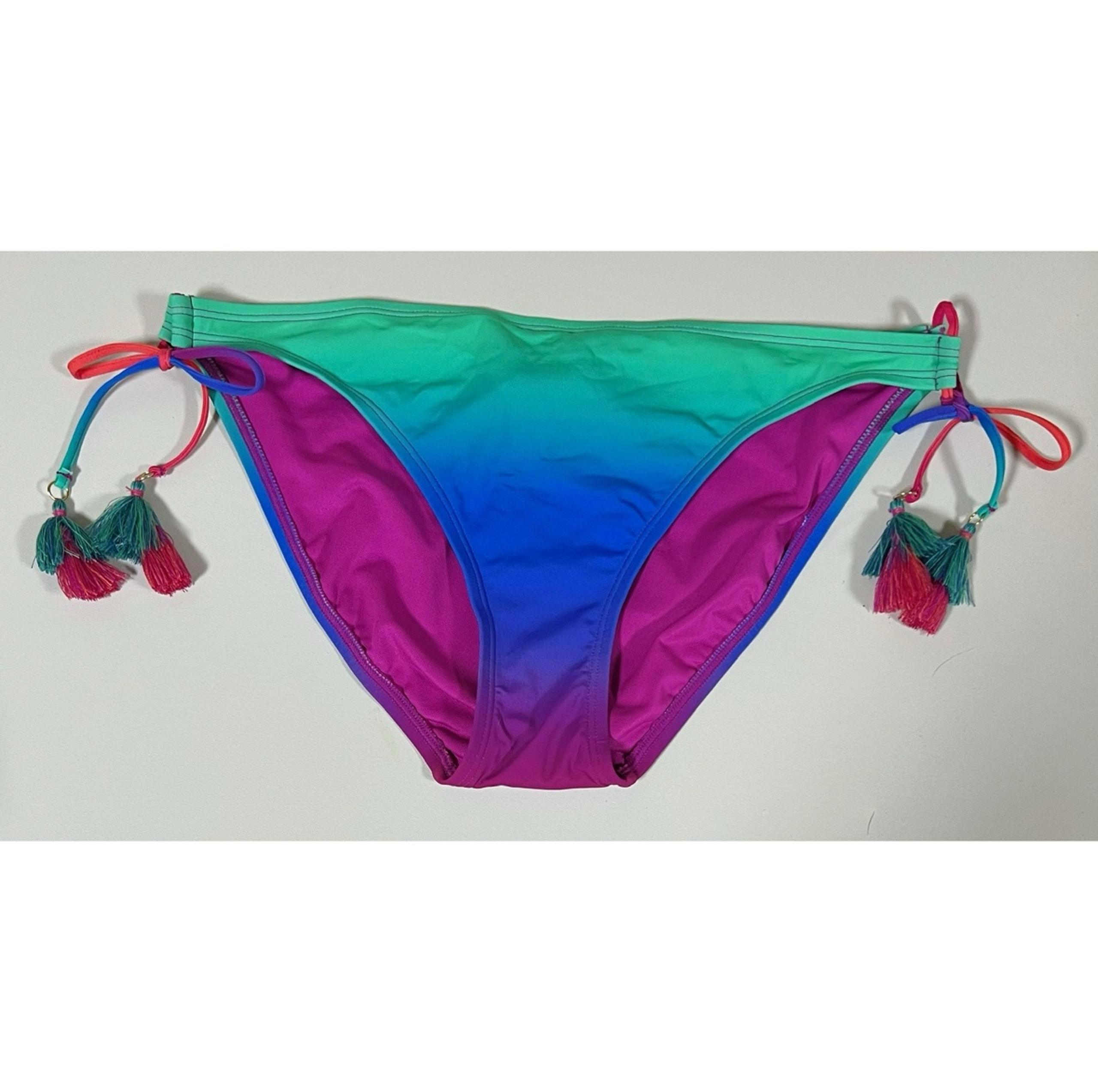 Bleu Rod Beattie Purple Ombré Bikini Bottoms Swimwear Bathing Suit Size 4 ✨