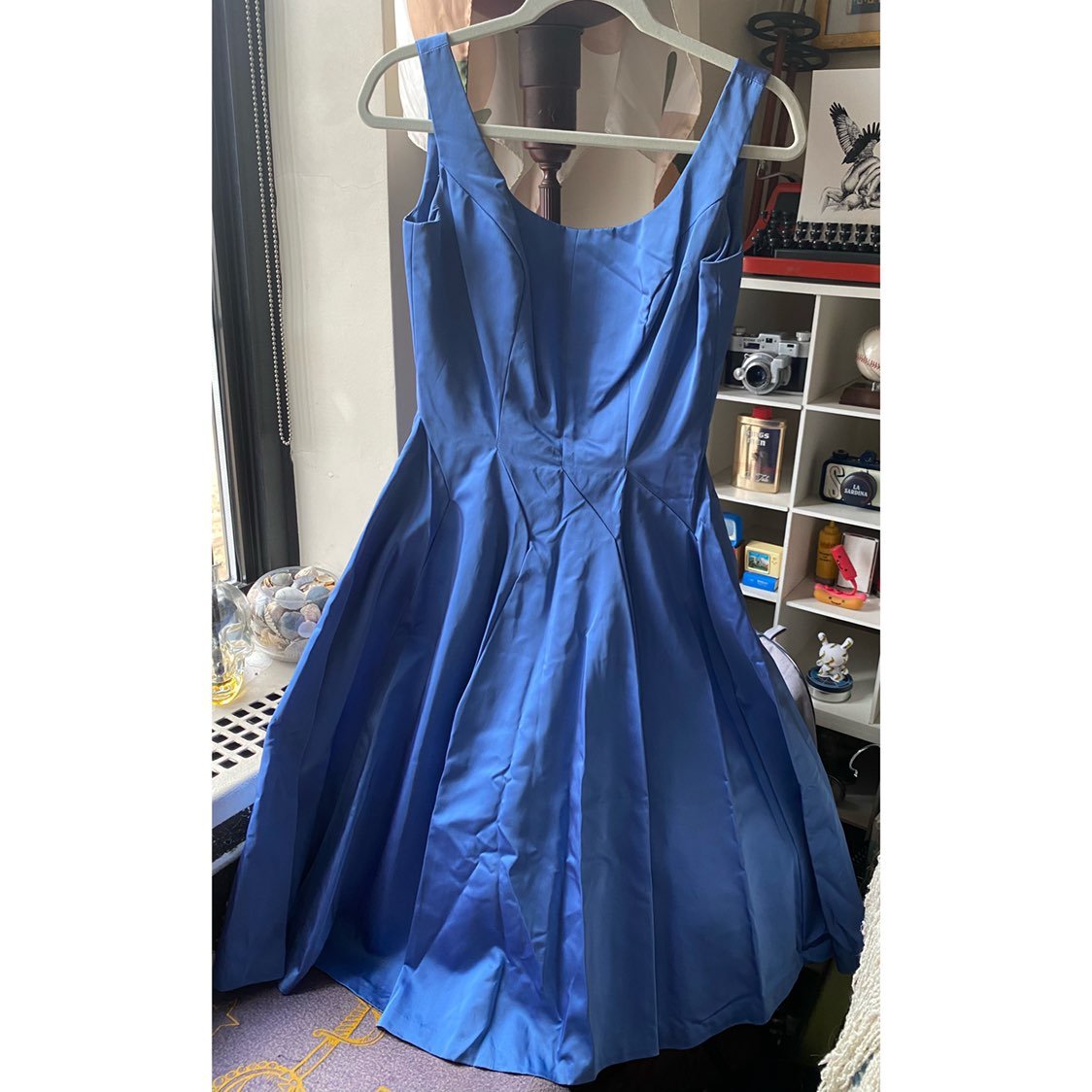Vintage Parklane Debs Satin Sleeveless Dress